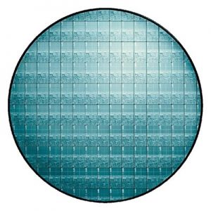 Photo of Intel wafer