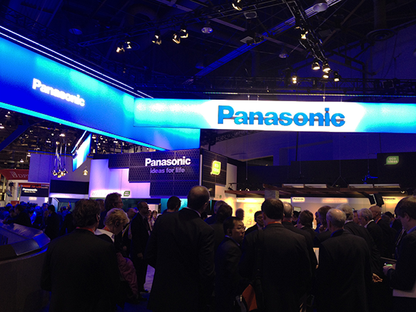 Photo of Panasonic CES booth (Wildstrom)