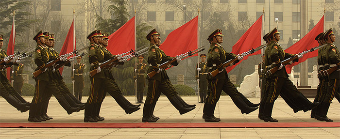 Photo pf People's Liberation Army parade (Wikimedia Commons)