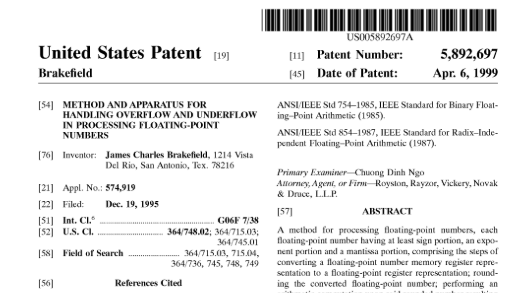 Patent shingle (USPTO)