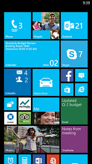 Windows Phone 8 with expanded display (Microsoft)