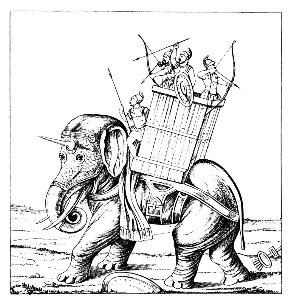 War Elephant - Antique Greece/Persia