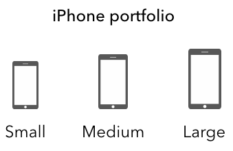 iPhone portfolio