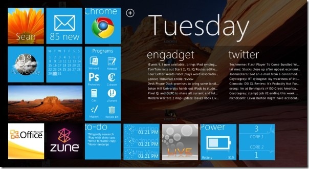 Windows 8 screen shot