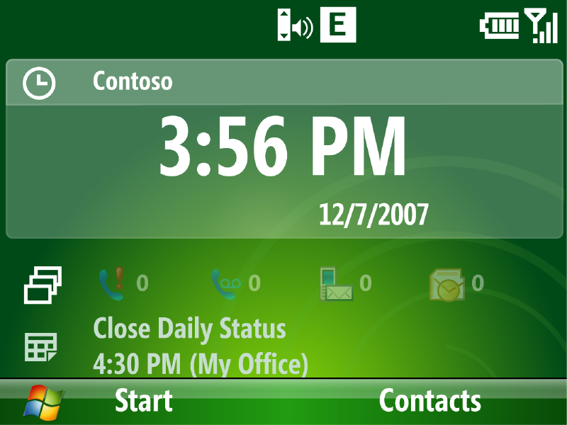 Windows Mobile screenshot