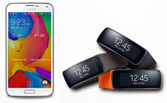 Samsung Galaxy S5 and Gear Fit: Better Together