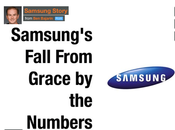 Video Analysis: Samsung’s Fall From Grace by the Numbers