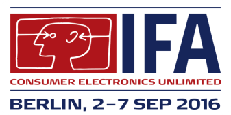 IFA2016 at the Intersection of US and Asia