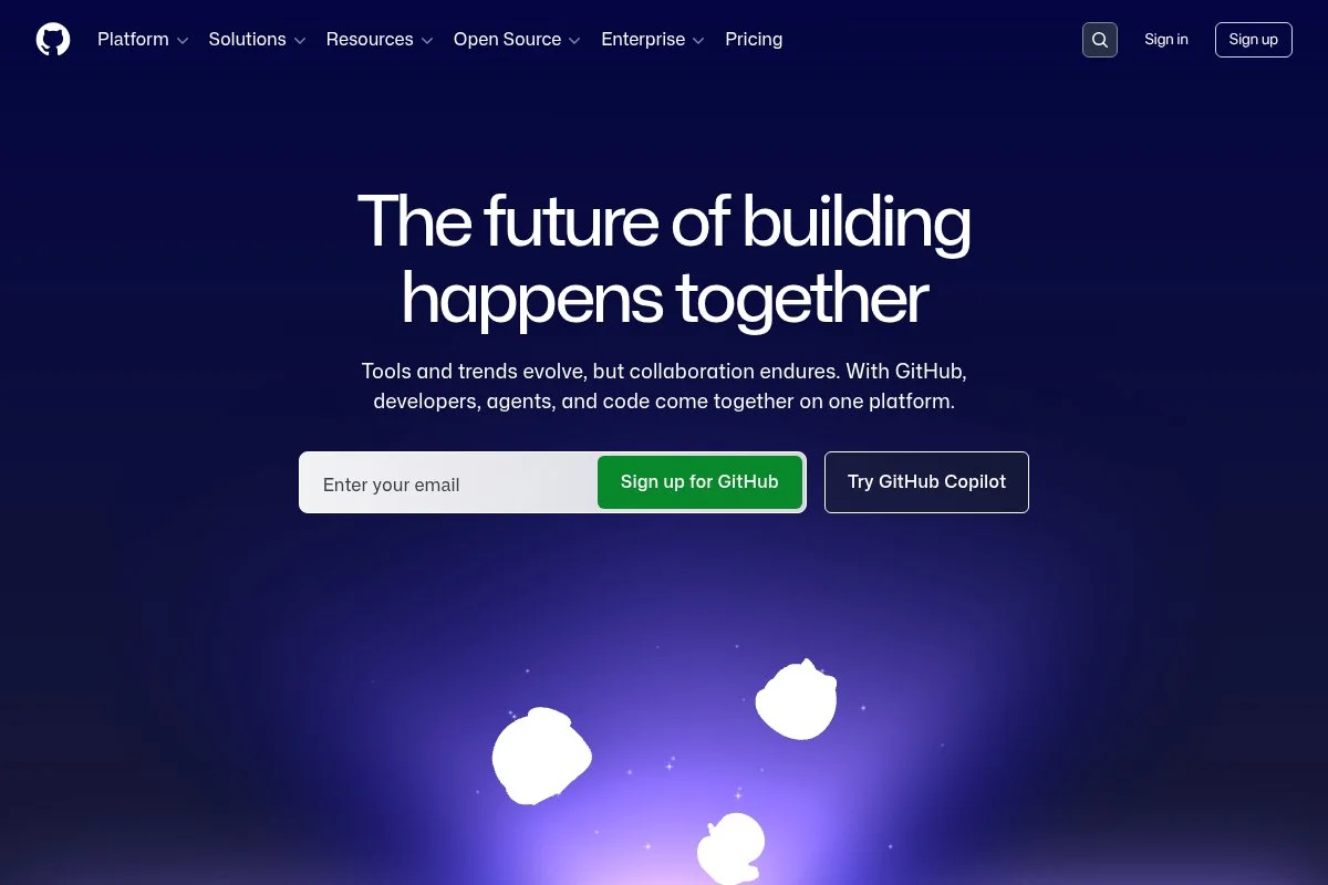 Screenshot of DiffSinger homepage