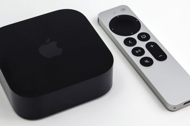 The previous-generation 2022 Apple TV 4K with its Siri Remote
