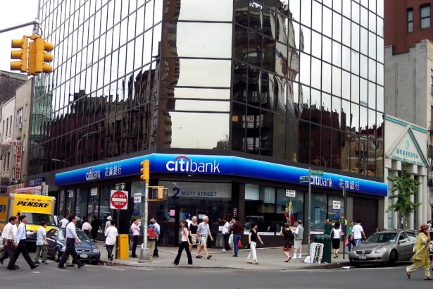 A Citibank branch on Mott Street in New York City
